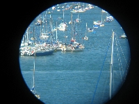 Falmouth,  travers la lunette du muse de la Marine